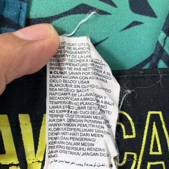 Old Navy Mens Swim Trunks Shorts Size 30 Drawstring Palm Surfing Elastic Waist - Picture 7 of 10